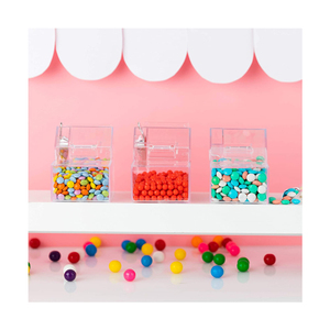 Giá để kẹo <span class=keywords><strong>acrylic</strong></span>, giá trưng bày kẹo bằng nhựa lucite, giá đựng sôcôla hoàn hảo cho đám cưới, sinh nhật, quà tặng và quà lưu niệm - Product Image 4