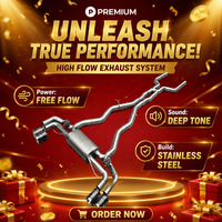 Échappement Catback pour BMW M5 F10 M6 F06 F12 F13 S63 4.4T V8, silencieux Axleback, commande à distance, acier inoxydable 1,5 mm, poli miroir