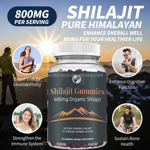 OEM Shilajit Gummies énergétiques de soutien à la mémoire cérébrale Gommes de Shilajit bio pur de l'Himalaya - Product Image 3