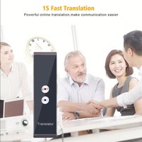 Nouvel arrivage de poche T8 traduction vocale en temps réel dispositif de traduction vocale intelligent avec micro écran tactile couleur