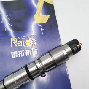 Pièces d'excavateur neuves PC300-8 6D114 Injecteur de carburant 6745-12-3100 0445120236 - Product Image 1
