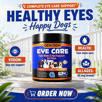 Soins des yeux pour chien : Compléments à mâcher doux professionnels pour la santé oculaire et le soulagement des taches de larmes, enrichis en vitamines