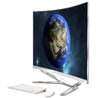 All-In-One PC 24 27 Inch OEM Core I3 I5 I7 Gaming Computer Hardware & Software Curved Desktop Computer with Price AIO PC