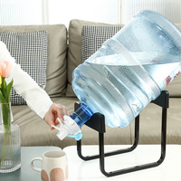 Support de fontaine à eau portable anti-poussière pour camping, distributeur de bouteilles d'eau de type gallon