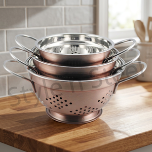 Colador de Teel usado para fregadero de cocina, cesta de verduras y frutas con reposapiés profundos - Product Image 3
