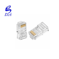 Prix usine chine usine haute qualité Passthrough RJ45 connecteur prise meilleure Mini prise Cat6 Cat5 Rg45 métal 8 broches