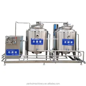 Milchproduktionsmaschine kleine Größe 50-700 Liter Heißwasser Milch-Flash-Pasteurierer Preis für Eis