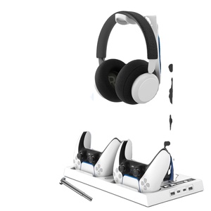 Gepaide 5 Stand Fast <span class=keywords><strong>Controller</strong></span> Charger PS5 Edición digital/Ultra HD Consola Ventilador de refrigeración Estación de carga rápida con cable - Product Image 3