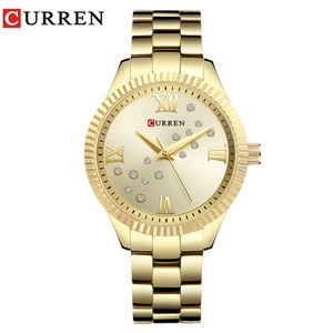 นาฬิกาข้อมือแฟชั่นผู้หญิง CURREN 9009 แบรนด์ดังหรูหรา สายสแตนเลส สไตล์คลาสสิก ของแท้ - Product Image 3
