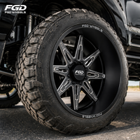 Jantes forgées FGD 8x170 multi-trous à déport négatif 8x170 8x200 en alliage forgé pour camion lourd pleine grandeur Ford
