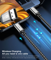 Cable USB-C a USB-C de 240W PD 3.1 con Chip E-Marker, Carga Rápida, Trenzado de Nailon, para MacBook, Samsung, Laptop, iPhone