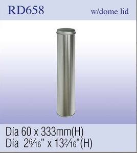 Lata Metálica Cónica Plateada: Contenedor de Almacenamiento Hermético - Product Image 3