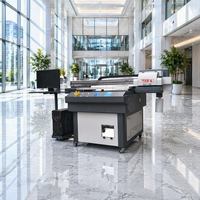 Nieuwe A1 6090 UV Flatbed Printer XP600 3-kops printer voor kaarten, tubes, flessen, pennen, acryl en branding.