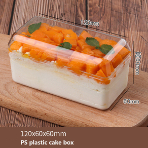 Boîte à gâteaux en plastique PET transparente pour pâtisserie boulangerie Sushi recyclable pour boîte à biscuits emballage de croustilles de pommes de terre - Product Image 6