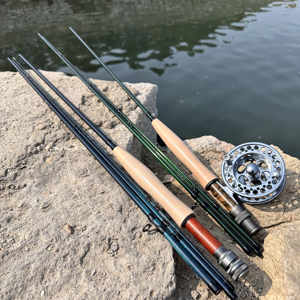 Pêche en plein air 9FT 5wt 6wt 4 setion <span class=keywords><strong>canne</strong></span> à mouche en carbone et moulinet combo voyage <span class=keywords><strong>canne</strong></span> à pêche à la <span class=keywords><strong>truite</strong></span> <span class=keywords><strong>canne</strong></span> à pêche à la mouche - Product Image 6