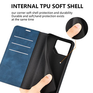 Silky Feeling Magnetic Suck Leather Flip Back Cover para <span class=keywords><strong>Asus</strong></span> <span class=keywords><strong>Rog</strong></span> <span class=keywords><strong>Phone</strong></span> <span class=keywords><strong>5</strong></span> 8 9 <span class=keywords><strong>Pro</strong></span> - Product Image 6