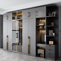 Armoire Portative PA sur Mesure à Design Ouvert, Placard à Vêtements, Penderie en Bois