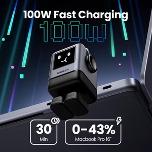 100W GaN Charger Robot Nexode 4 Port PD Fast Charging Phone <b>USB</b> <b>C</b> Power <b>Adapter</b> for X688/75696 100w for 15 P - Product Image 5
