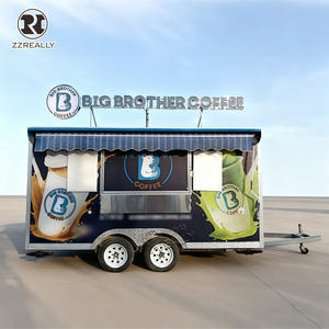 Remorque alimentaire en acier inoxydable avec cuisine complète, camion mobile <span class=keywords><strong>d</strong></span>'<span class=keywords><strong>occasion</strong></span> pour restauration rapide et glaces, pour chariots <span class=keywords><strong>de</strong></span> nourriture - Product Image 4