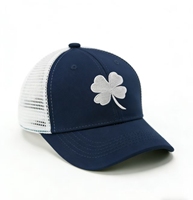 Casquettes de camionneur brodées personnalisées, casquette de baseball verte brodée, casquette pour la Saint-Patrick irlandaise