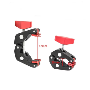 Pinza <span class=keywords><strong>de</strong></span> Sujeción Super Clamp CIp <span class=keywords><strong>de</strong></span> Aluminio para Iluminación LED, Soporte <span class=keywords><strong>de</strong></span> Cámara, Paraguas, Brazo Mágico y Accesorios - Product Image 1