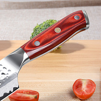 Couteau de chef approvisionnement japonais Chefs couteaux cuisine 8 pouces damas épée acier plat billette carbone personnalisé à la main 7Cr17 et