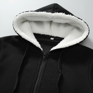 Sweat à capuche d'hiver léger 100% coton avec fermeture éclair complète Street Wear Vente en gros Design personnalisé Pull Hommes Sweat à capuche d'hiver - Product Image 1