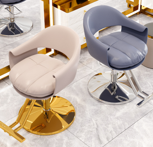 Professional Barber <b>Chair</b> 360 Degree Rotation Adjustable <b>Footstool</b>-Modern <b>Leather</b> Salon Furniture for Living Rooms Hospitals - Product Image 2