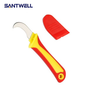 Wholesale 1000V Insulated Electrician Knife Professional Cable <b>Stripping</b> Knife Fixed Blade Cable Knife Cheap and High Quality - Product Image 5