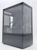 OEM ODE High Quality Black White Glass ATX Tower Gaming Computer Cases Mid Tower Gaming Casing for Desktop PC Server Stock