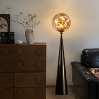 Lampes sur pied en fer LED E27 de style scandinave nordique avec design moderne et hauteur réglable pour salon, bureau, hôtel, chambre à coucher