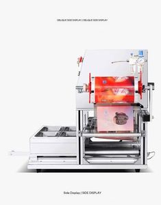 เครื่องซีลถาดบรรจุภัณฑ์ไนโตรเจนจากโรงงานจีน/ เครื่องซีลถาดแบบตั้งโต๊ะอัตโนมัติสำหรับการเก็บรักษาด้วยไนโตรเจน ขนาด 170*120/180*120 - Product Image 3