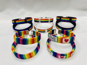 LGBTQ gelang kebanggaan gelang pelangi gelang terbuka manset untuk anak perempuan laki-laki Wanita Pria Lesbian <span class=keywords><strong>Gay</strong></span> panseksual Gelang persahabatan - Product Image 6