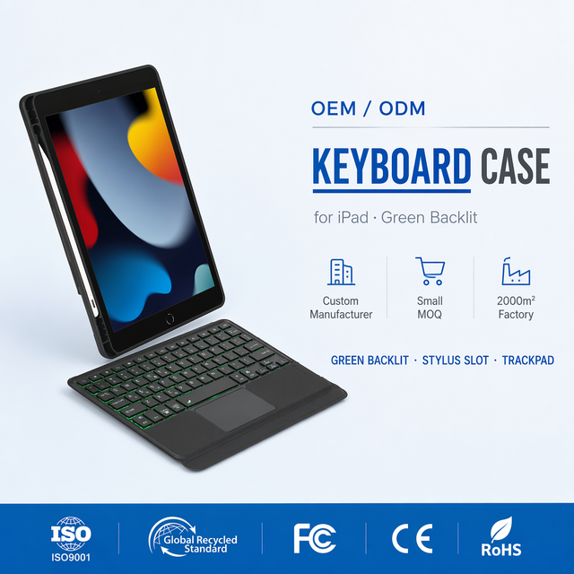 2 1 Magnetic Wireless Touchpad Keyboard TPU Protector Case Pen Slot Charging Colorful Backlight Optional for iPad 10.2/10.5 Long