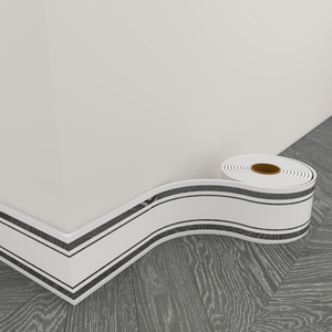 Plinthe murale en mousse PE géométrique, rouleau <span class=keywords><strong>de</strong></span> 10 cm x 5 m, autocollante, pour sol, cuisine, <span class=keywords><strong>salle</strong></span> <span class=keywords><strong>de</strong></span> <span class=keywords><strong>bain</strong></span>, autocollants muraux - Product Image 5