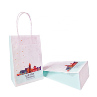 Sacs cadeaux en papier kraft de qualité alimentaire avec logo personnalisé, sacs à main recyclables pour l'emballage des chaussures