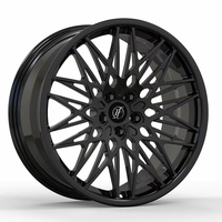 Jantes forgées Yufei multi-rayons en maille 20x9.0 20x10 décalées 5x112 noir brillant monobloc pour CLS320 C E S Class