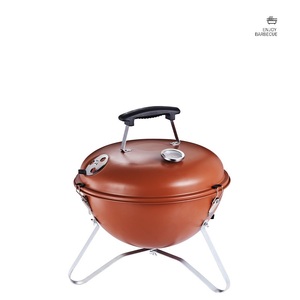 Camping Voyage Barbecue Griller <span class=keywords><strong>Cuisson</strong></span> Portable Rond Sphérique Grill Charbon <span class=keywords><strong>De</strong></span> Bois Barbecue Grill - Product Image 4