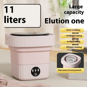 Mini <span class=keywords><strong>Lave</strong></span>-<span class=keywords><strong>linge</strong></span>/sécheuse automatique à chargement par le haut, pliable, tout-en-un, en plastique, électrique, pour la maison, le dortoir ou l'utilisation en camping-car - Product Image 5