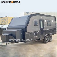 Mini Camping Voyage Tente Arrière-Pliant En Aluminium Caravane Moteur Maison Léger Portable Caravane Remorque