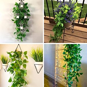 Plantes artificielles suspendues, vente en gros d'usine, fausses feuilles de <span class=keywords><strong>lierre</strong></span>, pour mur de maison, <span class=keywords><strong>chambre</strong></span> et Patio, décoration intérieur et extérieur, 3,6ft - Product Image 5