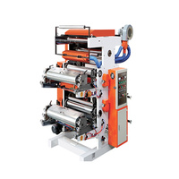 Rouleau de film de sac plastique automatique à grande vitesse pour rouler la machine d'impression flexographique Machine d'impression flexographique flexographique 2 couleurs