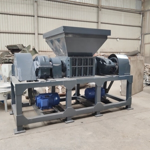 Broyeur de ferraille à double axe avec boîte de vitesses, haute productivité, 45 kW, pour déchets électroniques, gros pneus de voiture, caoutchouc et plastique - Product Image 4
