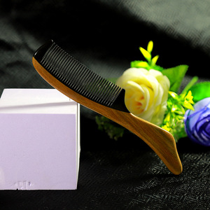 Peine de masaje de madera de 15-20 cm, peine de cuerno de vaca hecho a mano para la población en general - Product Image 3