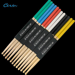 ไม้ตีกลองไม้เมเปิ้ลเบิร์ชไม้กันลื่น7A 5A ออกแบบโลโก้ได้ตามต้องการ - Product Image 3