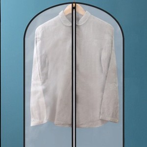 <b>Clothes</b> Dustproof Cover Rectangle Hook Type White Edge Travel Bedroom <b>Storage</b> Suit Coat Protector - Product Image 5