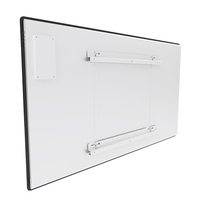 1500w verre carbone cristal panneau infrarouge chauffage salle de bain