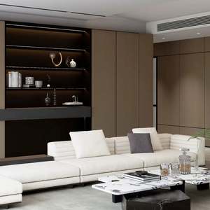 Mueble de Almacenamiento de Madera Maciza para Oficina en Casa y Sala de Estar, Fondo de Sofá de MDF para Aplicaciones en Hoteles y Apartamentos - Product Image 3