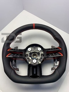 Volant de voiture pour Mercedes Benz CLS <span class=keywords><strong>500</strong></span> W462 G500 G350 G63 G55 W212 CL55 W219 CLS55, volant en cuir, accessoires de voiture - Product Image 1