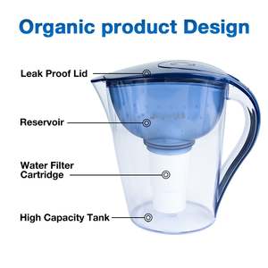 Carafe filtrante à <span class=keywords><strong>eau</strong></span> compacte AQUAPHOR avec 1 cartouche MAXFOR+ 200L - Capacité 2,4L - Blanc - Product Image 3